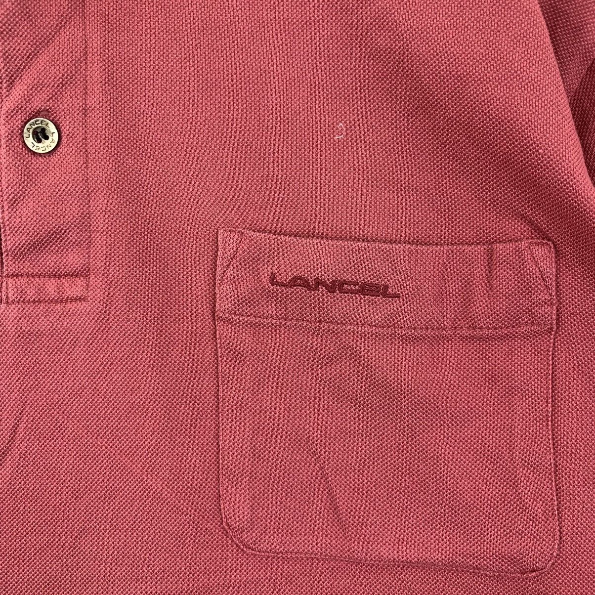Lancel Vintage 90’ LANCEL PARIS STUDIO Polo Tee Shirt Size L / US 10 / IT 46 - 3 Thumbnail