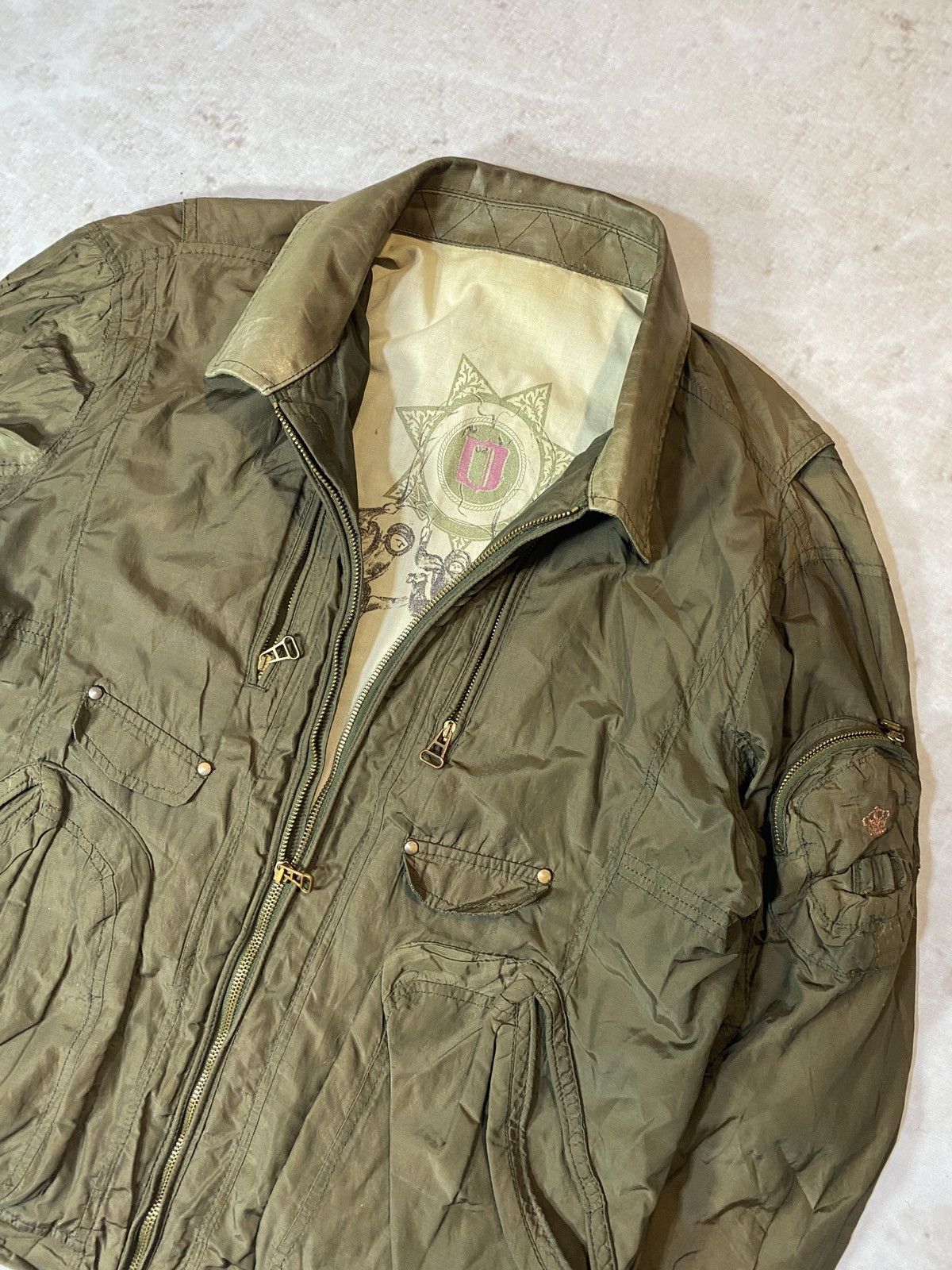 Japanese Brand Archival Diesel Multipocket Bomber Jacket Size XXL / US 16-18 / IT 52-54 - 2 Thumbnail