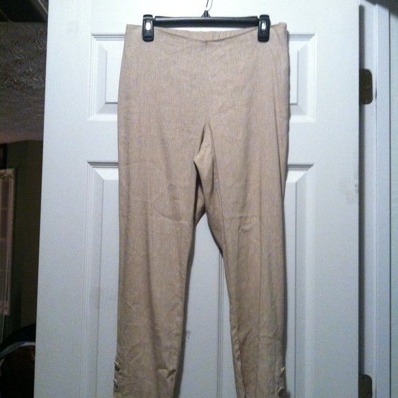 J. Jill J.JILL WOMEN'S 55%LINEN 42%VISCOSE CASUAL PANTS SIZE: S/26" Size 27" / US 4 / IT 40 - 2 Thumbnail