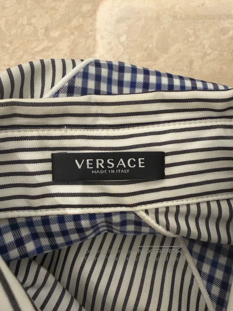 Versace Versace Women's irregular striped shirt Size XS / US 0-2 / IT 36-38 - 3 Thumbnail