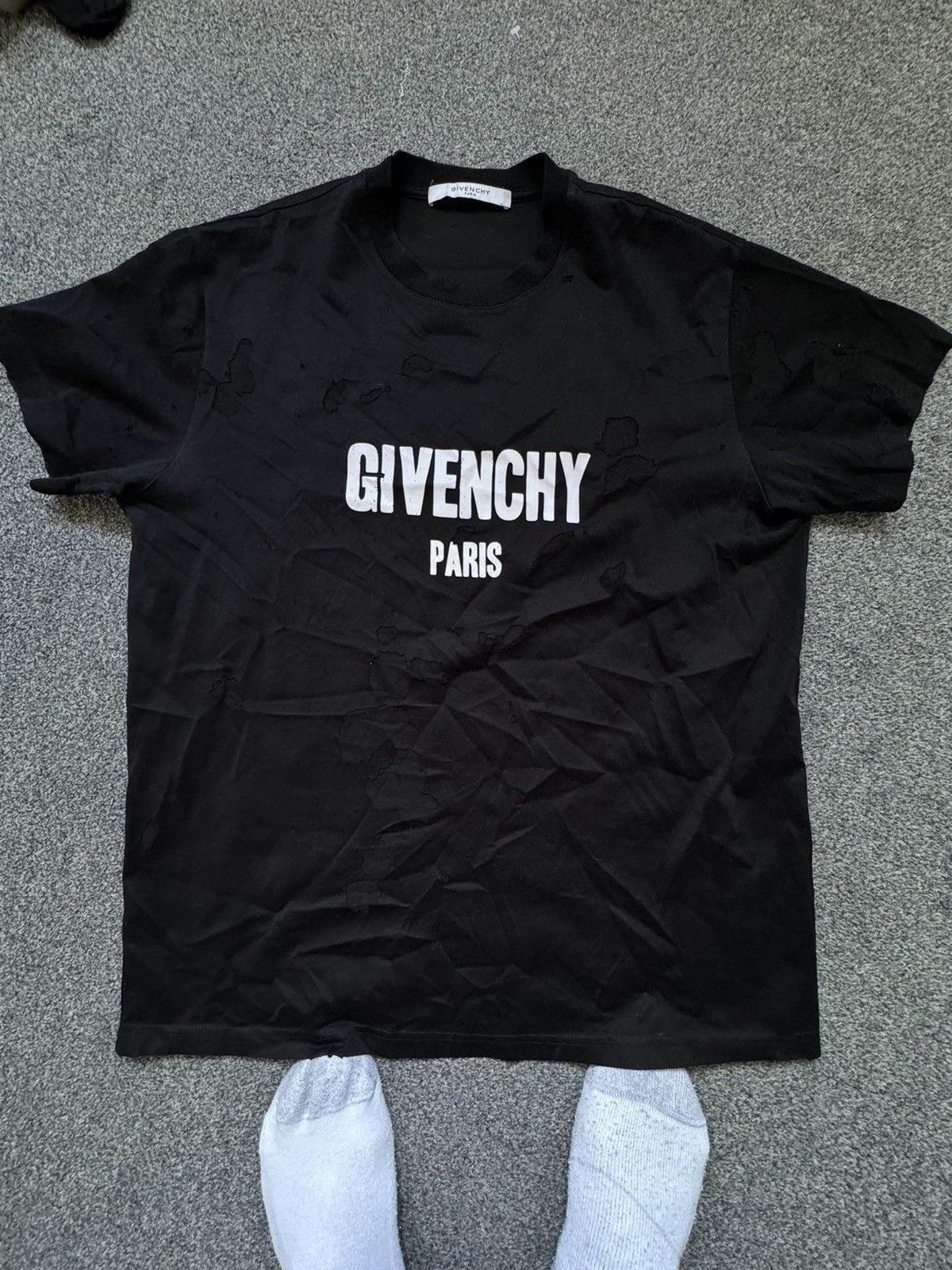 Image of Givenchy Oversized T-Shirt in Black, Men's (Size Small)