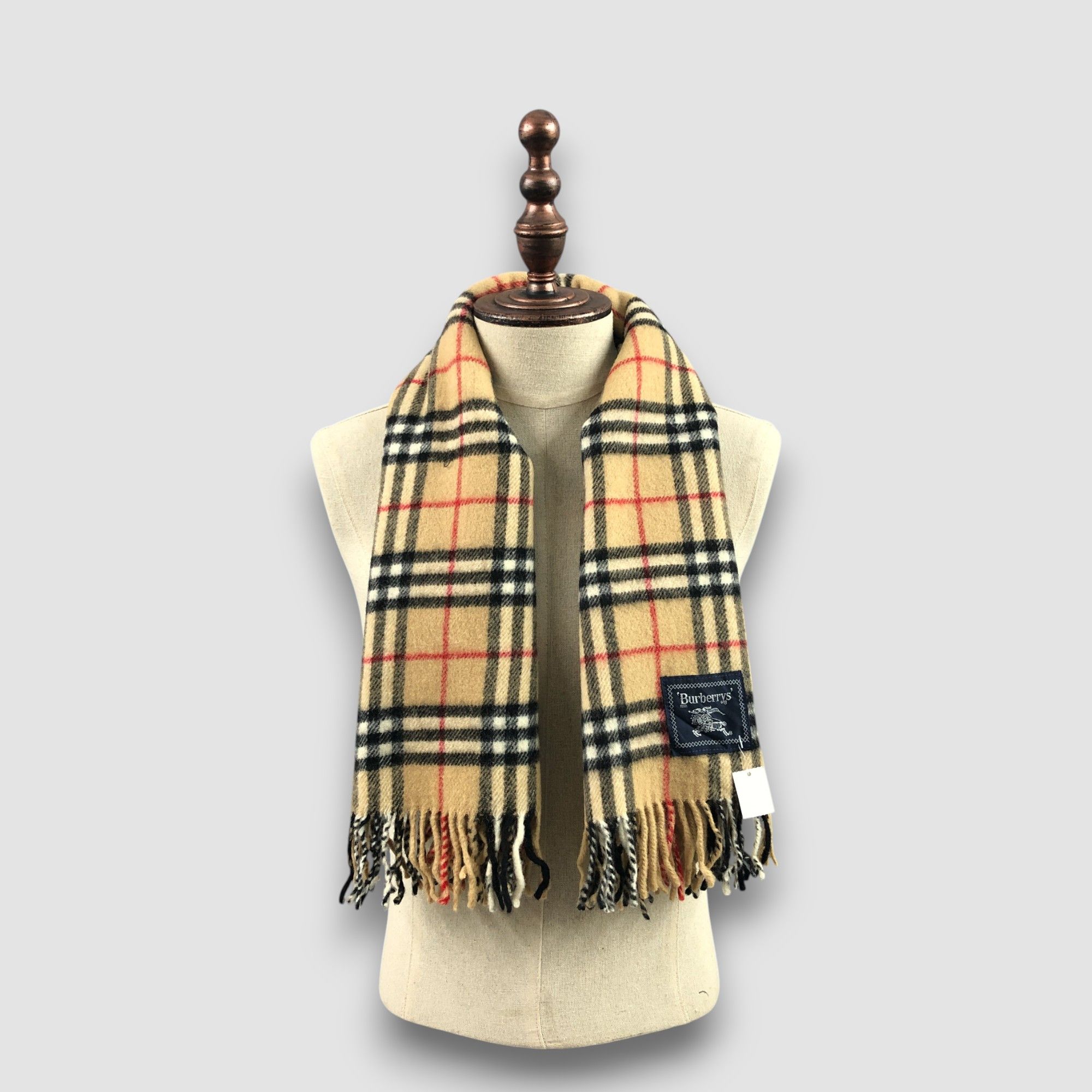 Burberry Vintage Burberry Scarf Muffler Wool Shawls Wraps Scarves Size ONE SIZE - 1 Thumbnail