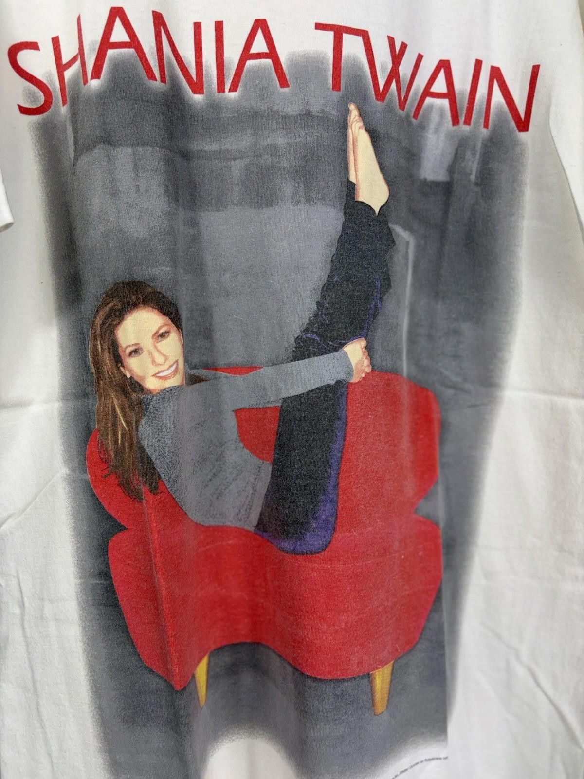 Vintage 1998 Shania Twain Tour T - Shirt Polygram Tag