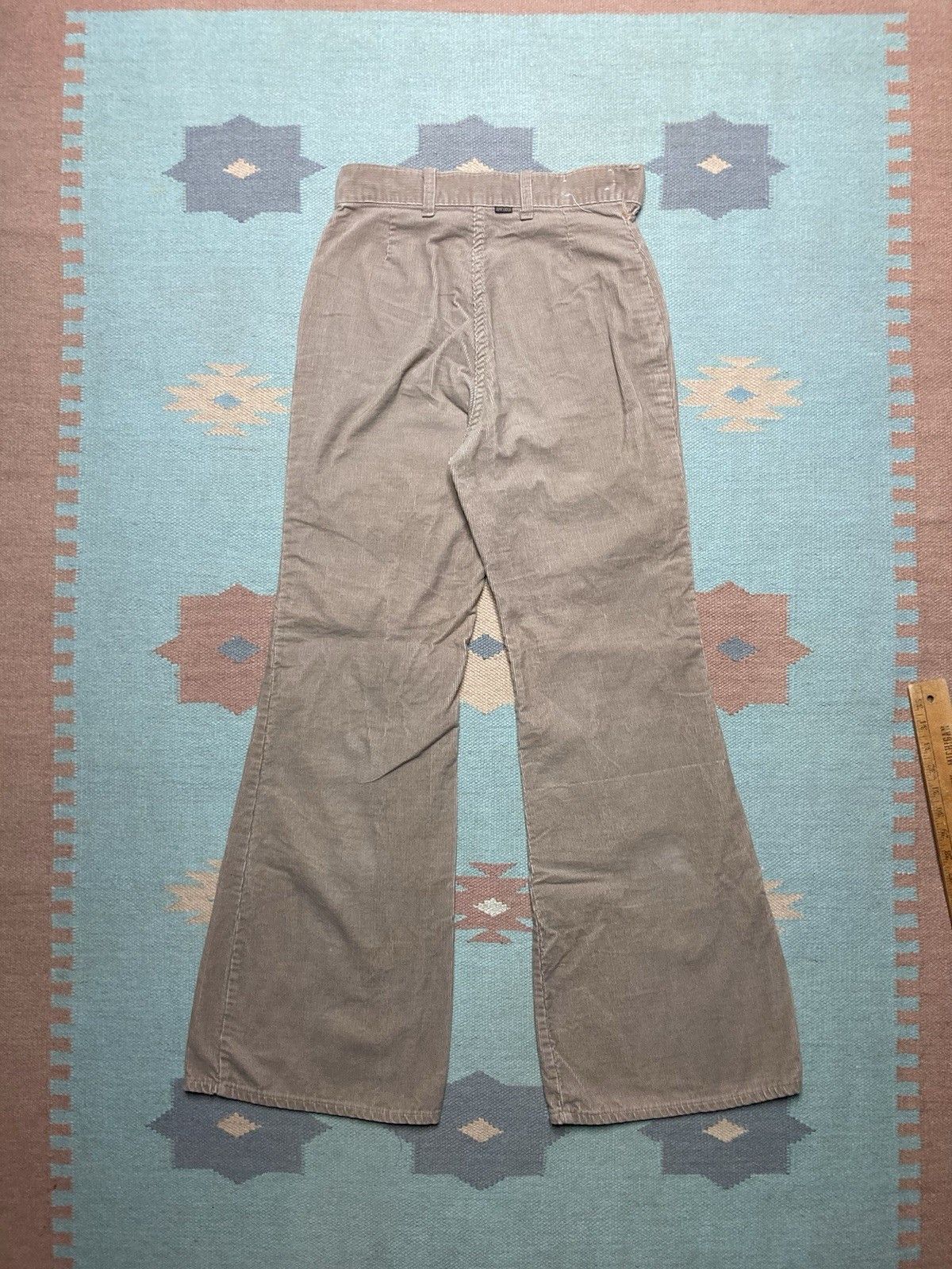 Vintage 70s corduroy pants elephant flare bell Big Yank hippie 28x31 Size US 28 / EU 44 - 5 Thumbnail