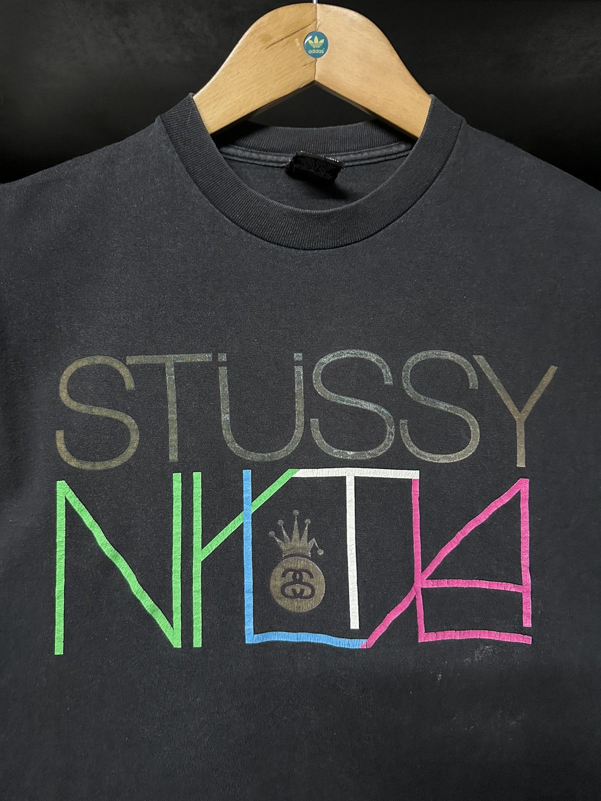 Vintage Stussy New York Streetwear Faded Tee