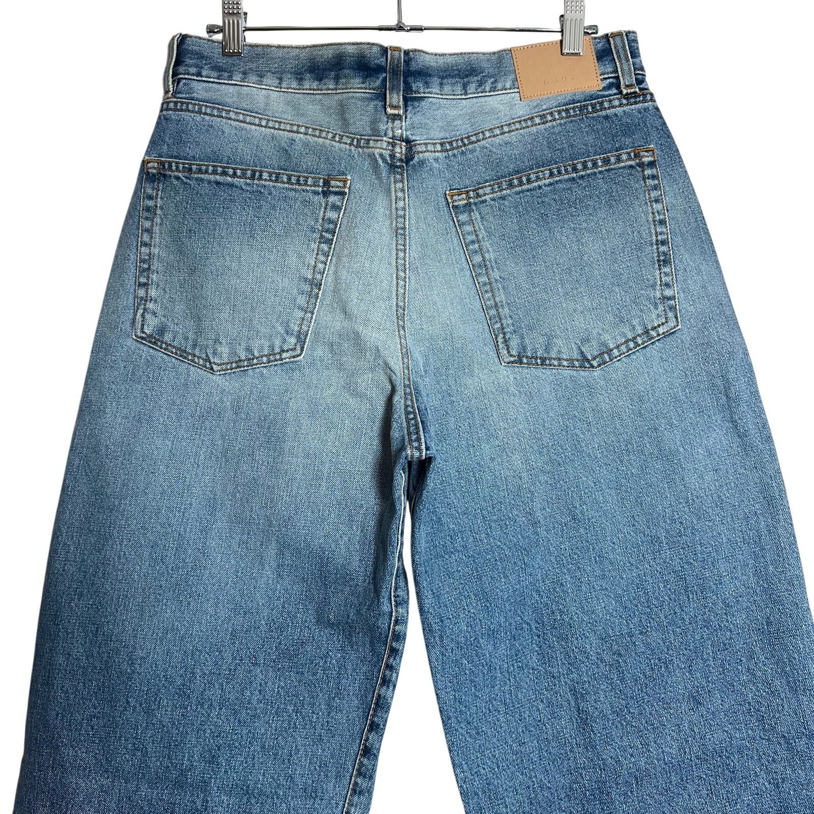 6397 6397 Wide Leg High Rise Jeans Light Blue NP239 Size 30 Size 30" / US 8 / IT 44 - 6 Thumbnail