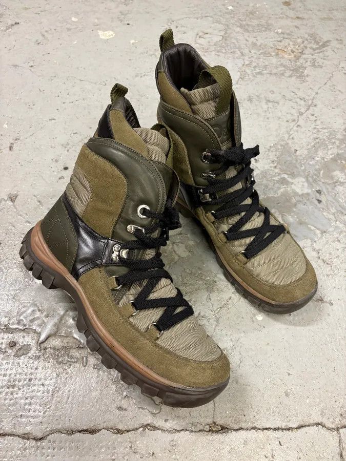 Dolce & Gabbana FW2010 Dolce & Gabbana Olive Moutain Beige High Shoes Size US 7.5 / EU 40-41 - 6 Thumbnail