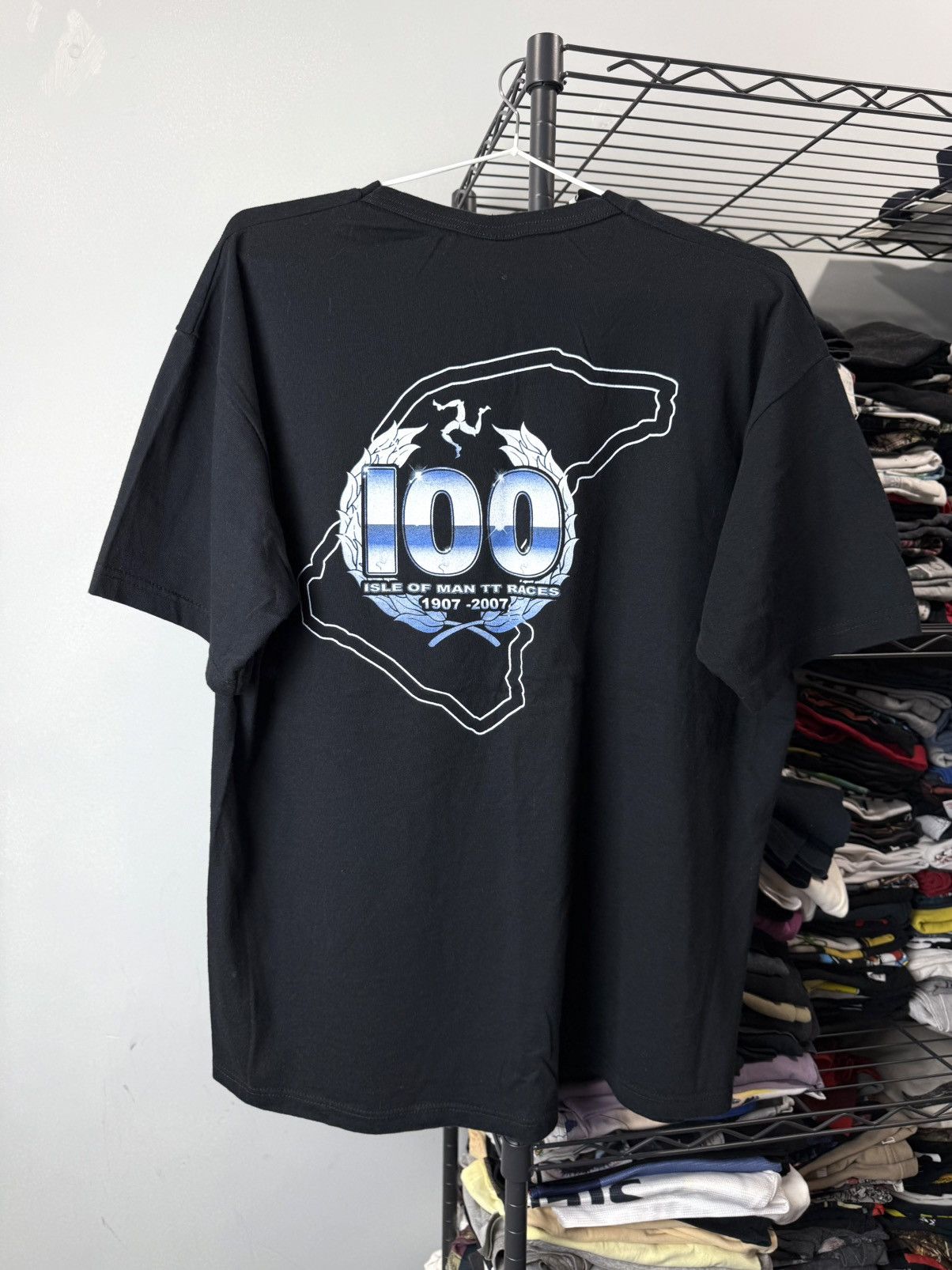 Vintage Honda Vintage 2007 Isle Of Man Racing T Shirt Rally Nascar Size US XL / EU 56 / 4 - 2 Thumbnail