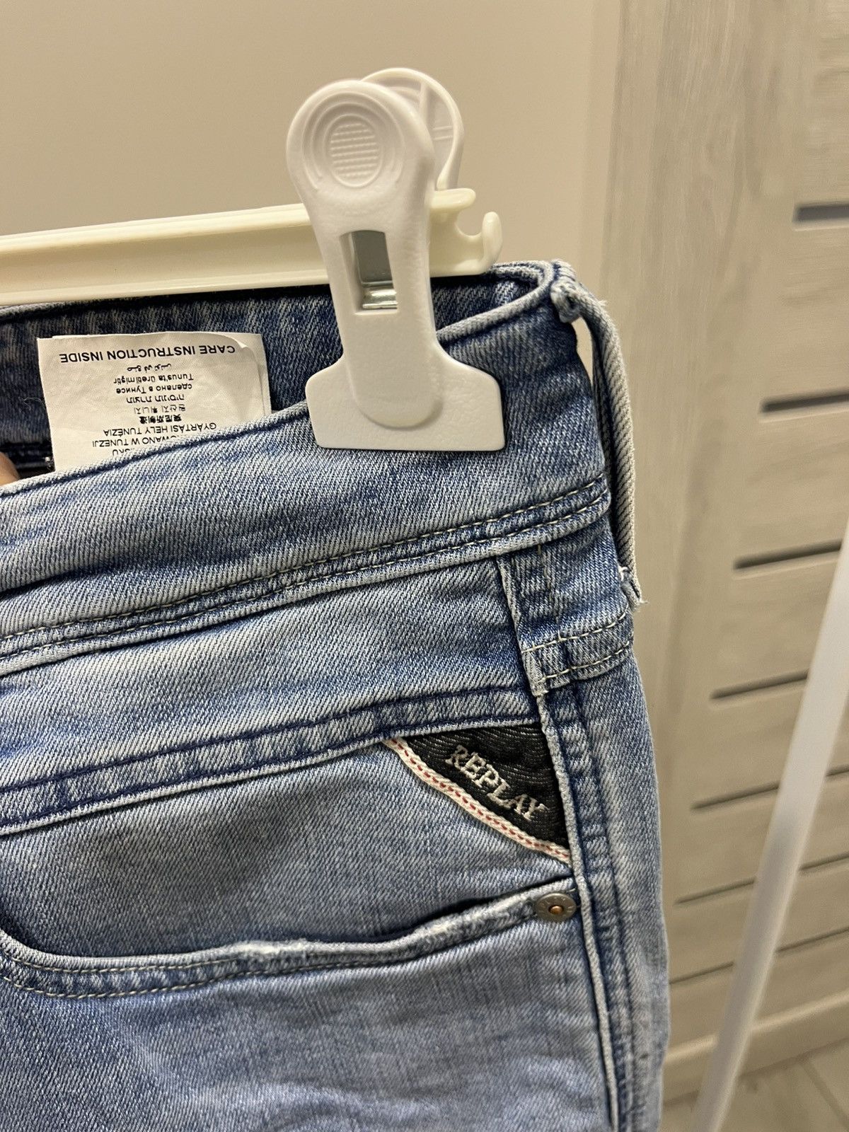 Replay 🔥Flared 🔥Replay Anbass Distressed Denim🔥 Size US 32 / EU 48 - 6 Thumbnail
