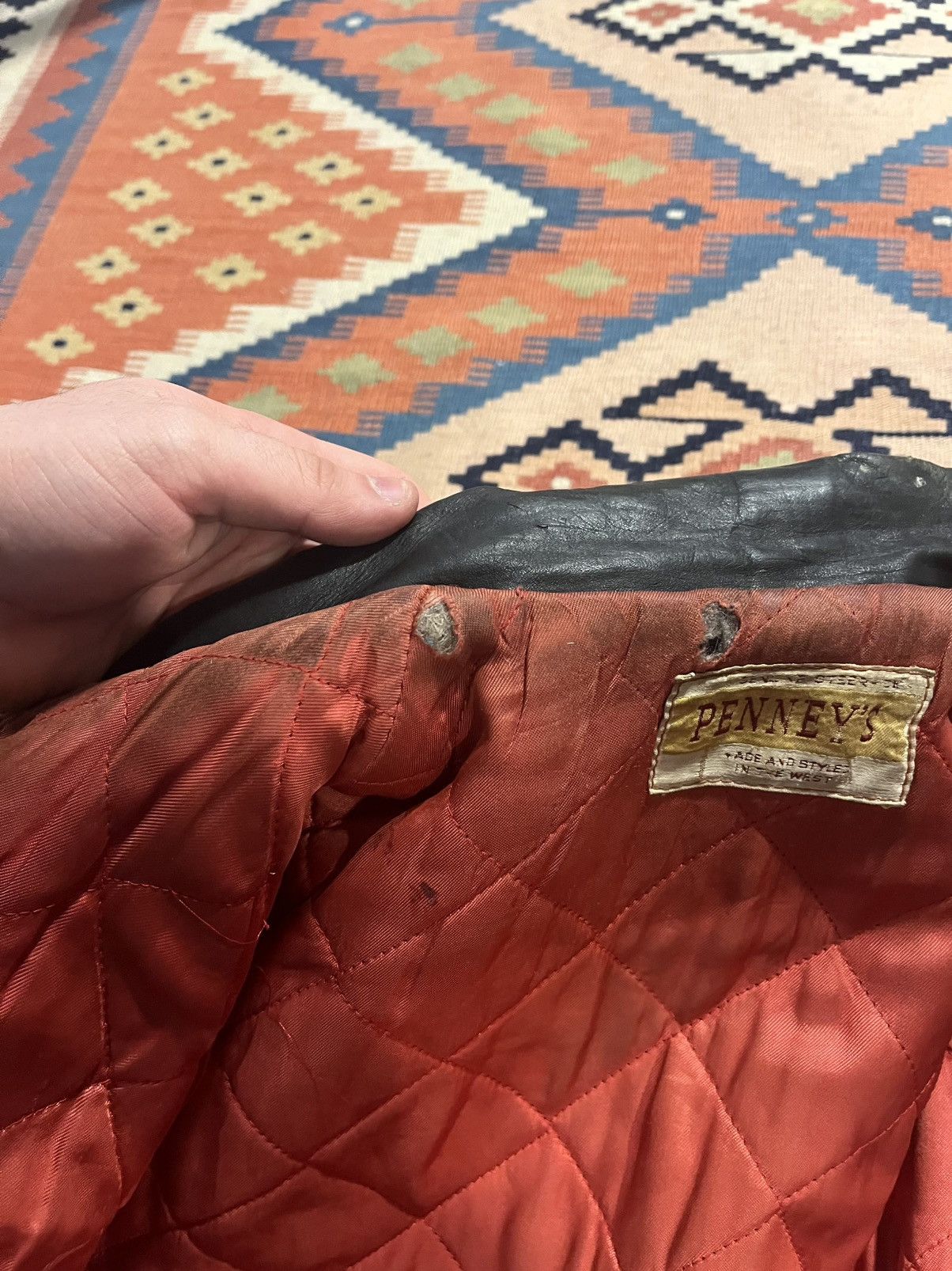 Japanese Brand Vintage 50’s cropped leather bomber jacket Size US L / EU 52-54 / 3 - 12 Thumbnail