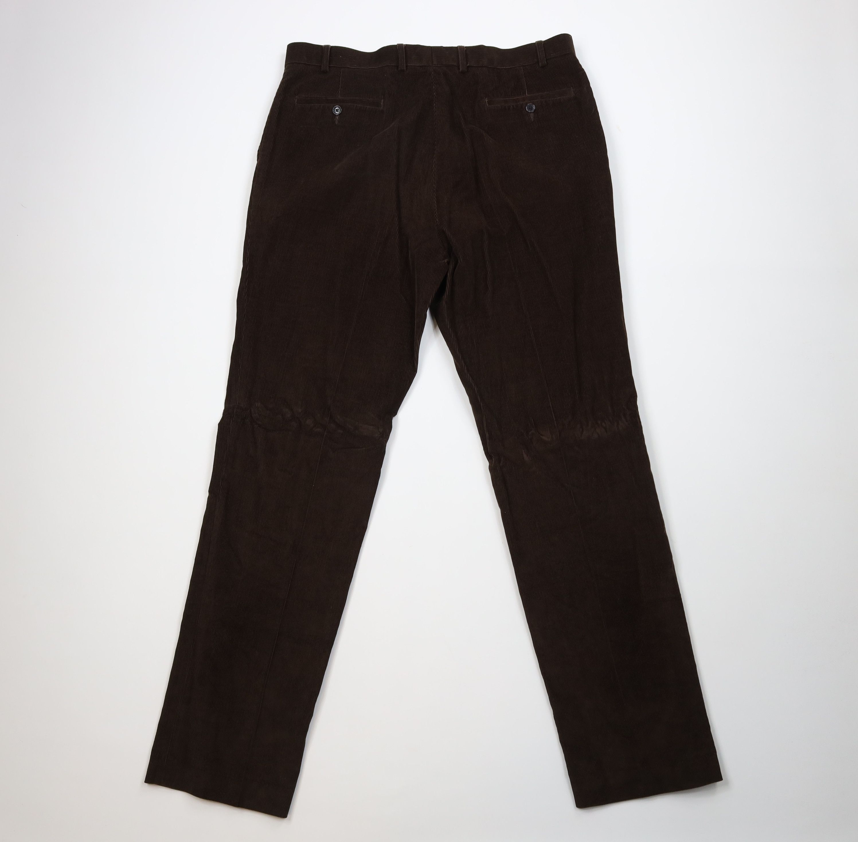 Ralph Lauren Vintage Ralph Lauren Straight Leg Corduroy Chino Pants Brown Size US 38 / EU 54 - 9 Thumbnail