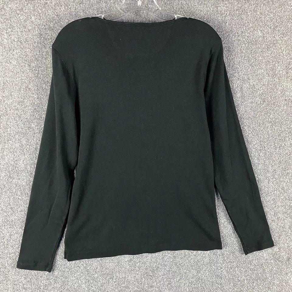 Lauren Ralph Lauren Lauren Ralph Lauren Top Women's Large Black Long Sleeve Size L / US 10 / IT 46 - 9 Thumbnail