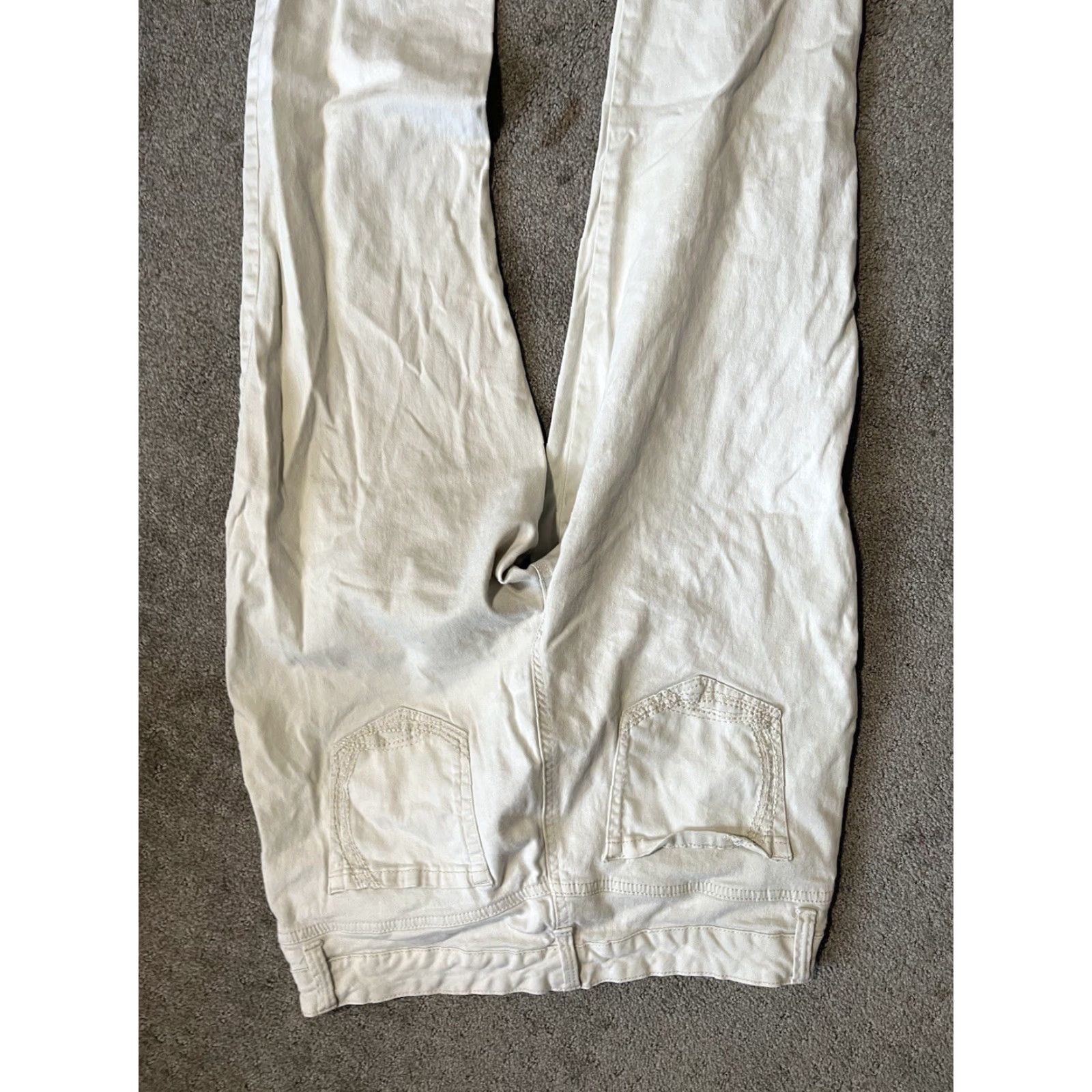 Gloria Vanderbilt Gloria Vanderbilt Jeans Womens 12 Beige All Around Slimming Amanda High Rise Size 34" / US 12 / IT 48 - 4 Thumbnail
