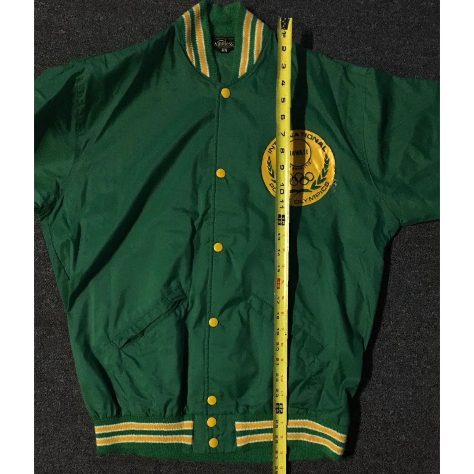 Vintage VINTAGE Police Olympics Hawaii Wind Jacket M USA Track Jacket Men's Black 70s 80s Vintage California USA Waypoint Military Sports Rock Retro Brown? Size US M / EU 48-50 / 2 - 7 Thumbnail