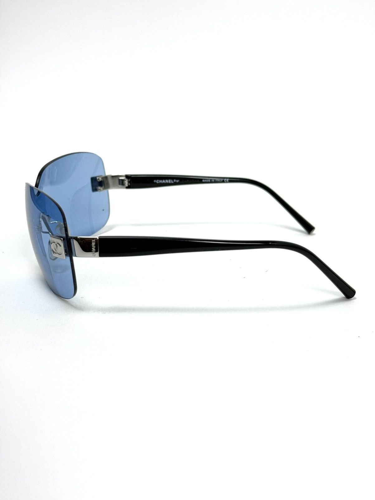 Chanel MONOLENS BLUE CHANEL SUNGLASSES Size ONE SIZE - 3 Thumbnail