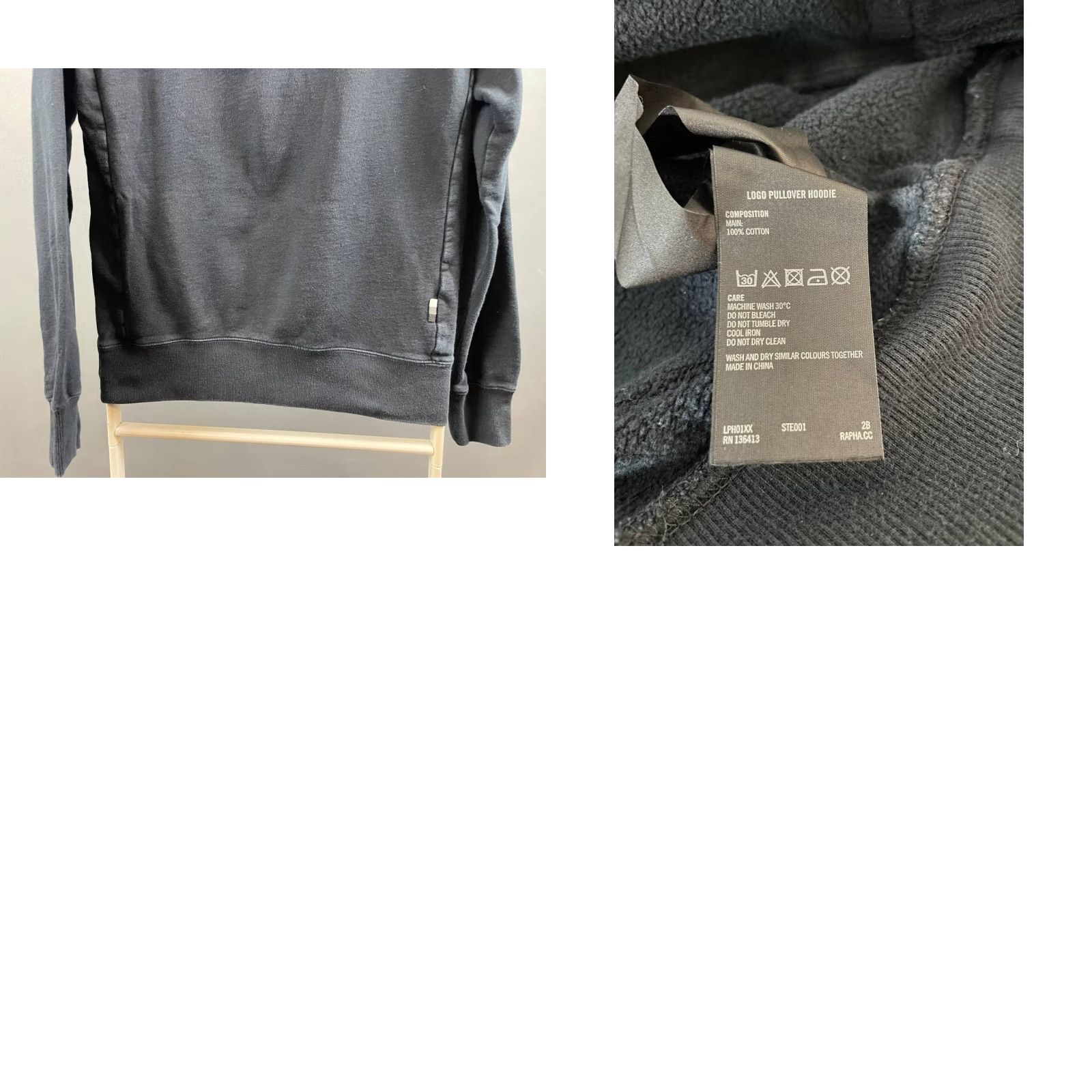 Rapha Rapha Mens Hoodie Size S Black Cotton Long Sleeve Pullover Breahable Size US S / EU 44-46 / 1 - 8 Thumbnail