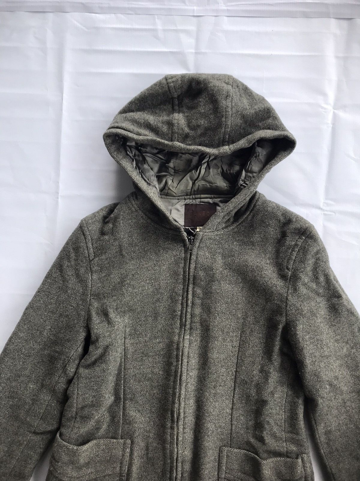 Designer × Japanese Brand × Takeo Kikuchi Vintage Takeo Kikuchi Gray Coats Jacket Size L / US 10 / IT 46 - 6 Thumbnail