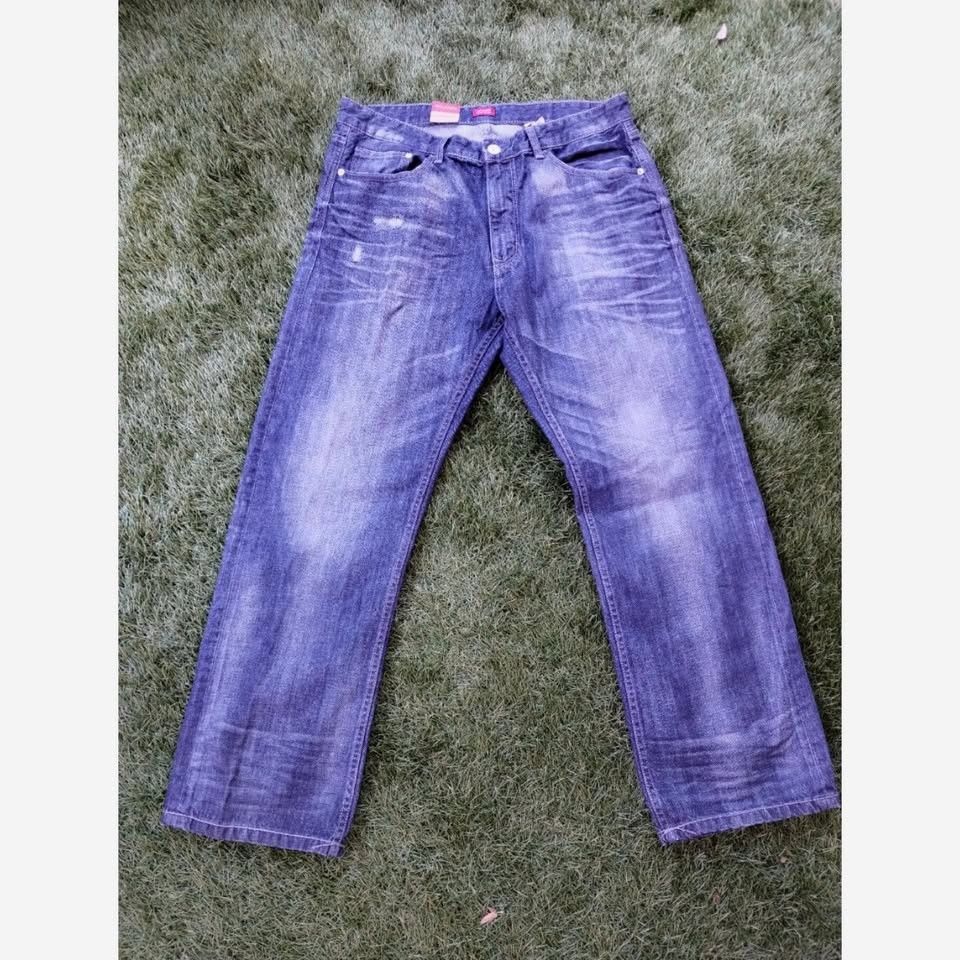 Sean John Sean John Mens Blue Jeans 34x30 Hamilton Relaxed Straight NW Size US 34 / EU 50 - 1 Thumbnail