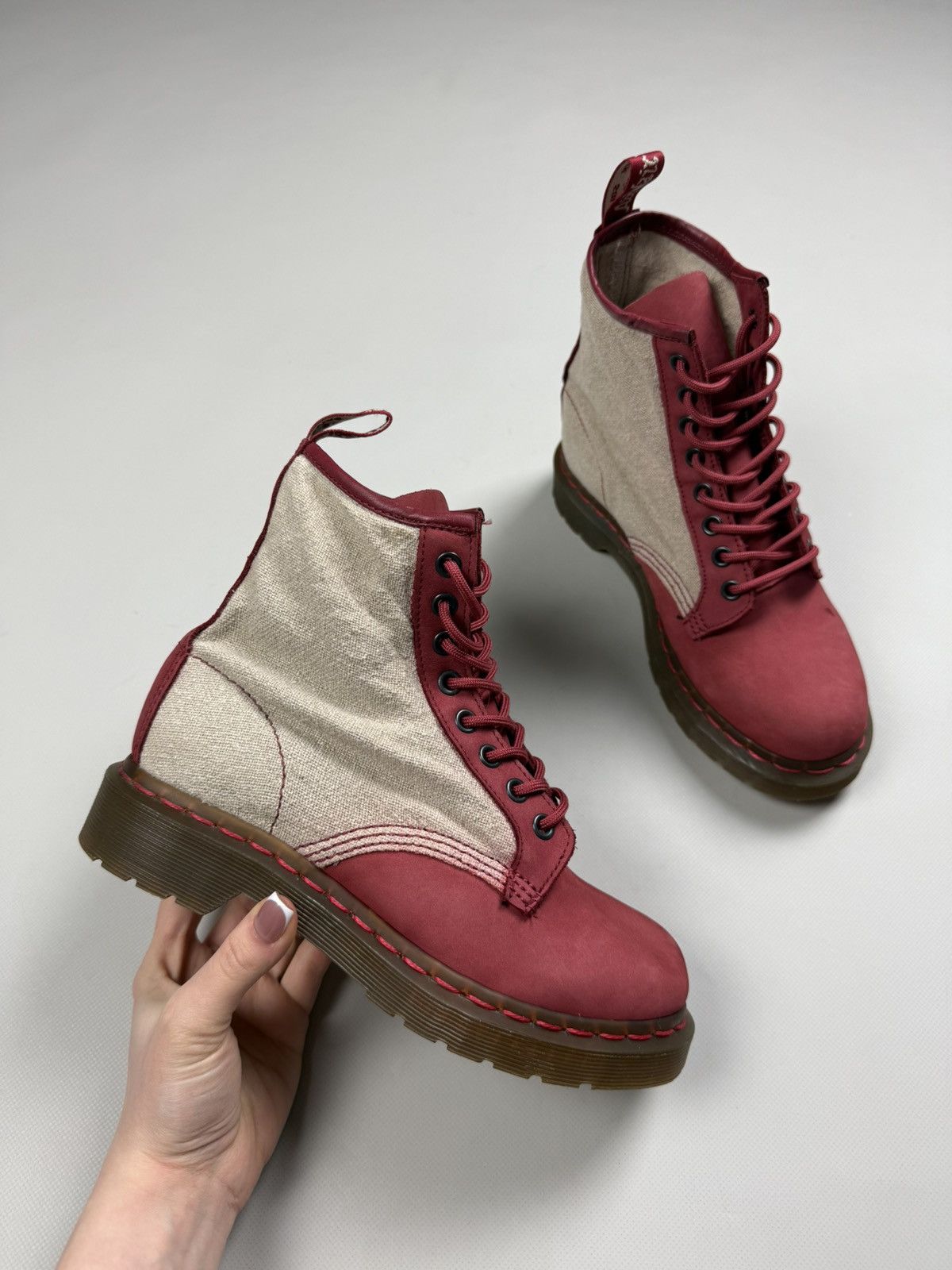 Dr. Martens Dr. Martens 1460 Ladies Leather Combat Boots Shoes Size US 6 / IT 36 - 5 Thumbnail