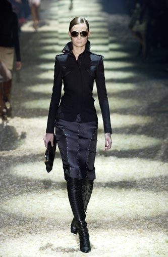 Gucci Gucci by Tom Ford F/W 2003 Runway Black Jacket Size M / US 6-8 / IT 42-44 - 1 Thumbnail