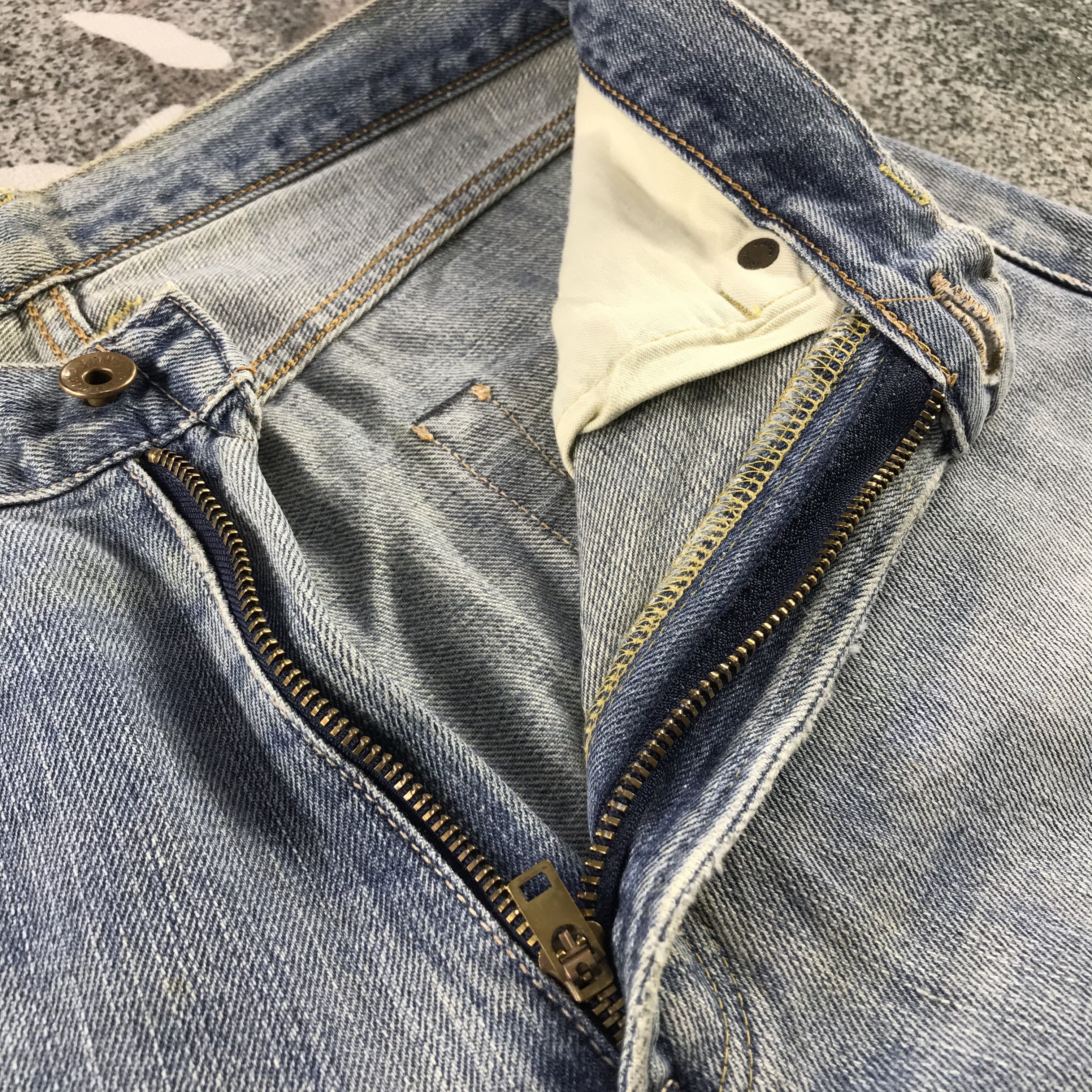 Edwin Distress Edwin 505 Redlne Jeans Selvedge Denim KJ3345 Size US 28 / EU 44 - 10 Thumbnail