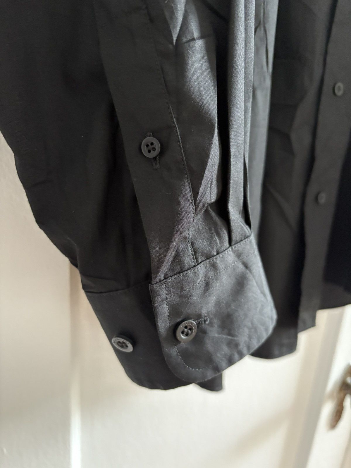 Balenciaga Oversized Creased Button Down Shirt
