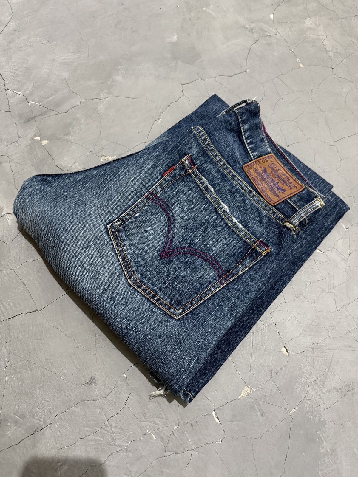 Levi's Vintage Clothing 2000s LVC 567 503 Baggy Loose Fit Jeans Made In Japan Size US 30 / EU 46 - 7 Thumbnail