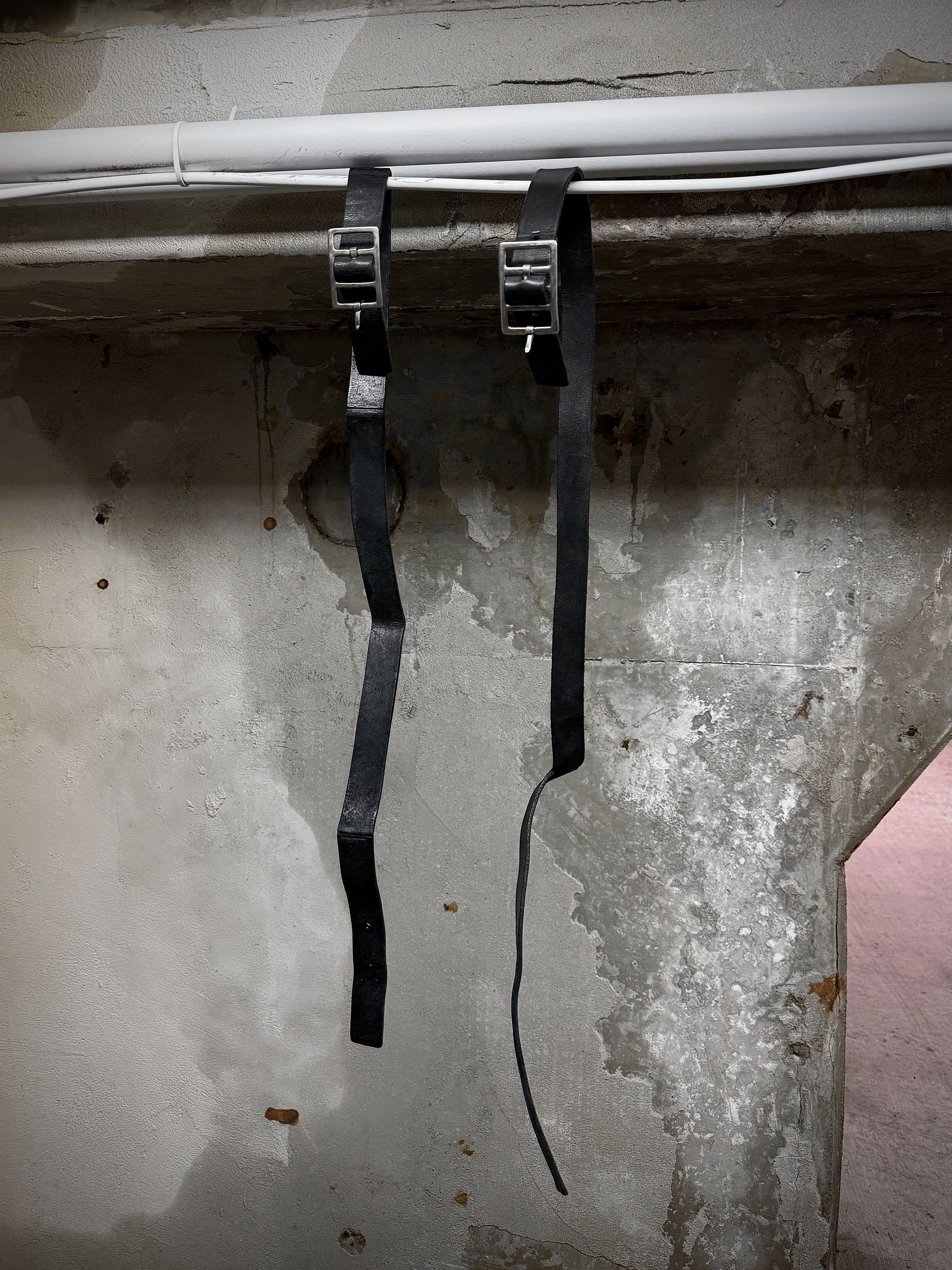 Carol Christian Poell Carol Christian Poell Object-dyed 'L' Cow Leather Belt Size ONE SIZE - 4 Thumbnail