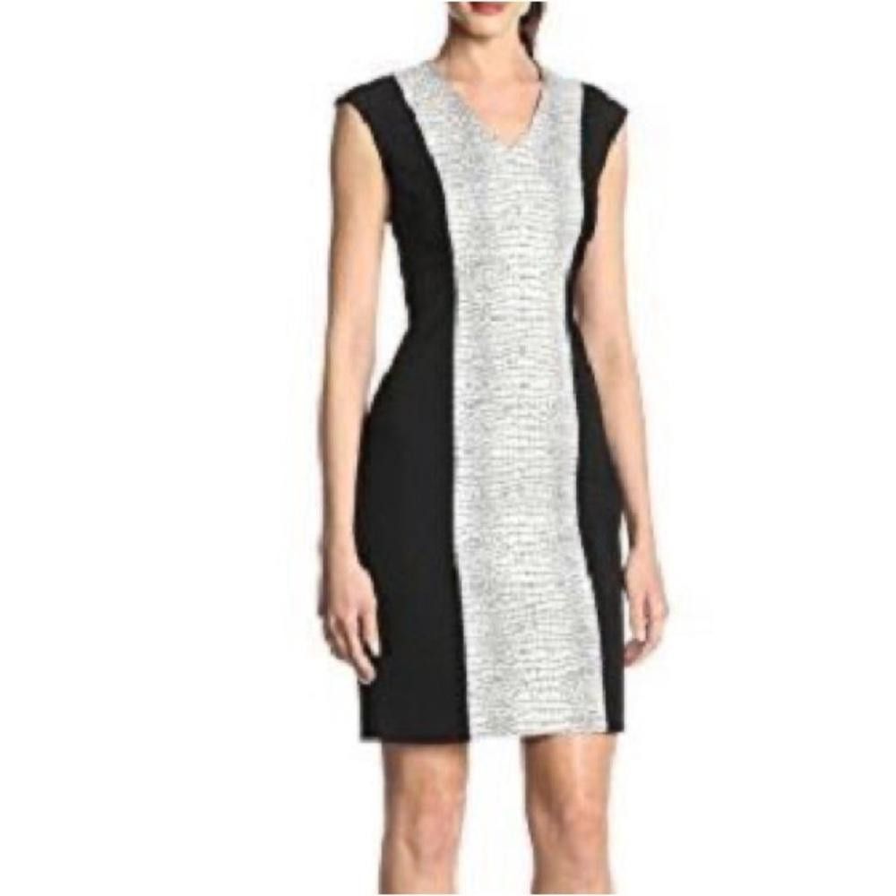 Calvin Klein Calvin Klein l Animal Texture Sheath Dress Size 12 Size XL / US 12-14 / IT 48-50 - 10 Thumbnail