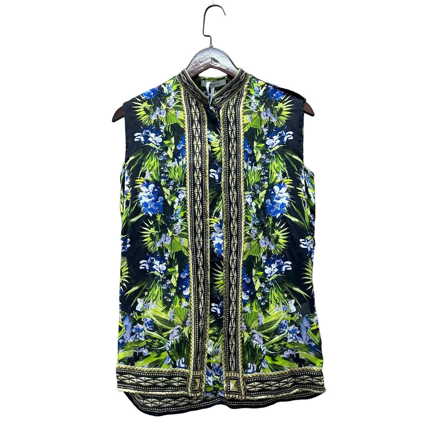 Givenchy Givenchy Floral Silk Blouse Size 36 Size XS / US 0-2 / IT 36-38 - 1 Thumbnail