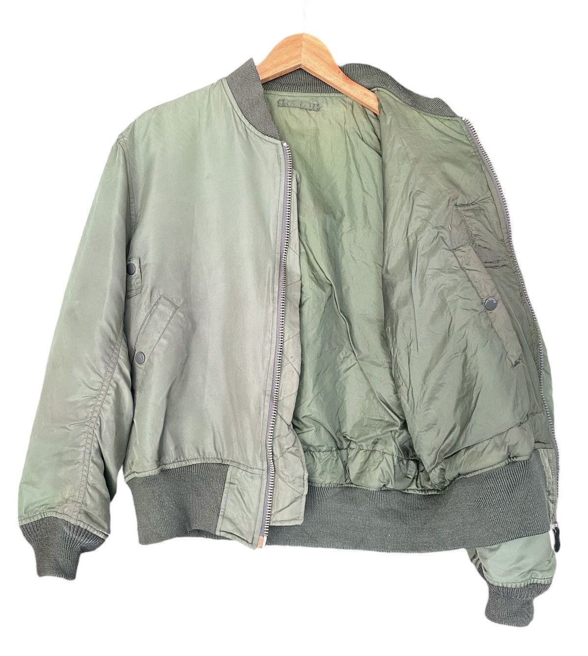Vintage Vintage🔥MA-1 PRACT Bomber Jacket Size US M / EU 48-50 / 2 - 14 Thumbnail