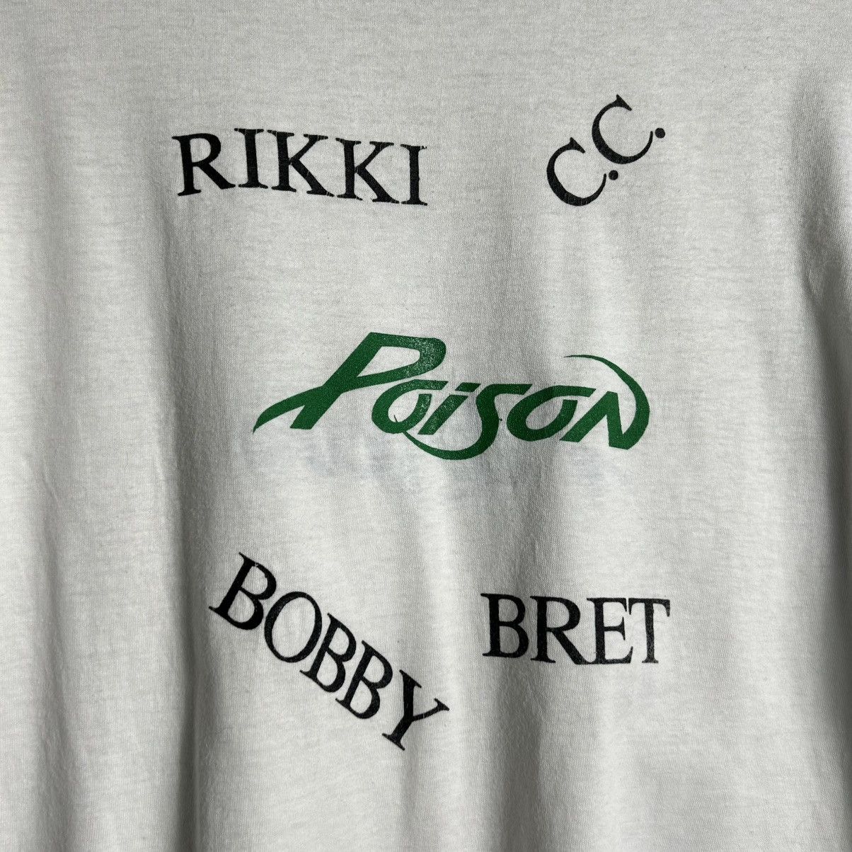 Vintage Vintage 80s Poison Band Tee Size XL / US 12-14 / IT 48-50 - 5 Thumbnail