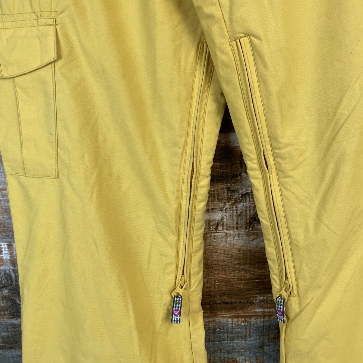 Japanese Brand DL Roxy Winter Sport Yellow Pants #C1123 Size 26" / US 2 / IT 38 - 11 Thumbnail
