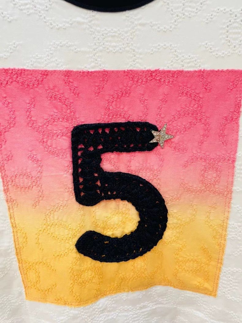 Chanel Chanel Hollow-out logo short sleeves Nextarrow-2505 Size XS / US 0-2 / IT 36-38 - 3 Thumbnail