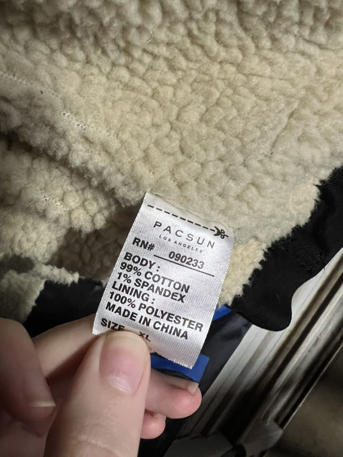 Pacsun 2016 Boxy Pacsun Black Denim Sherpa Jacket XL / 2XL Size US XL / EU 56 / 4 - 4 Thumbnail