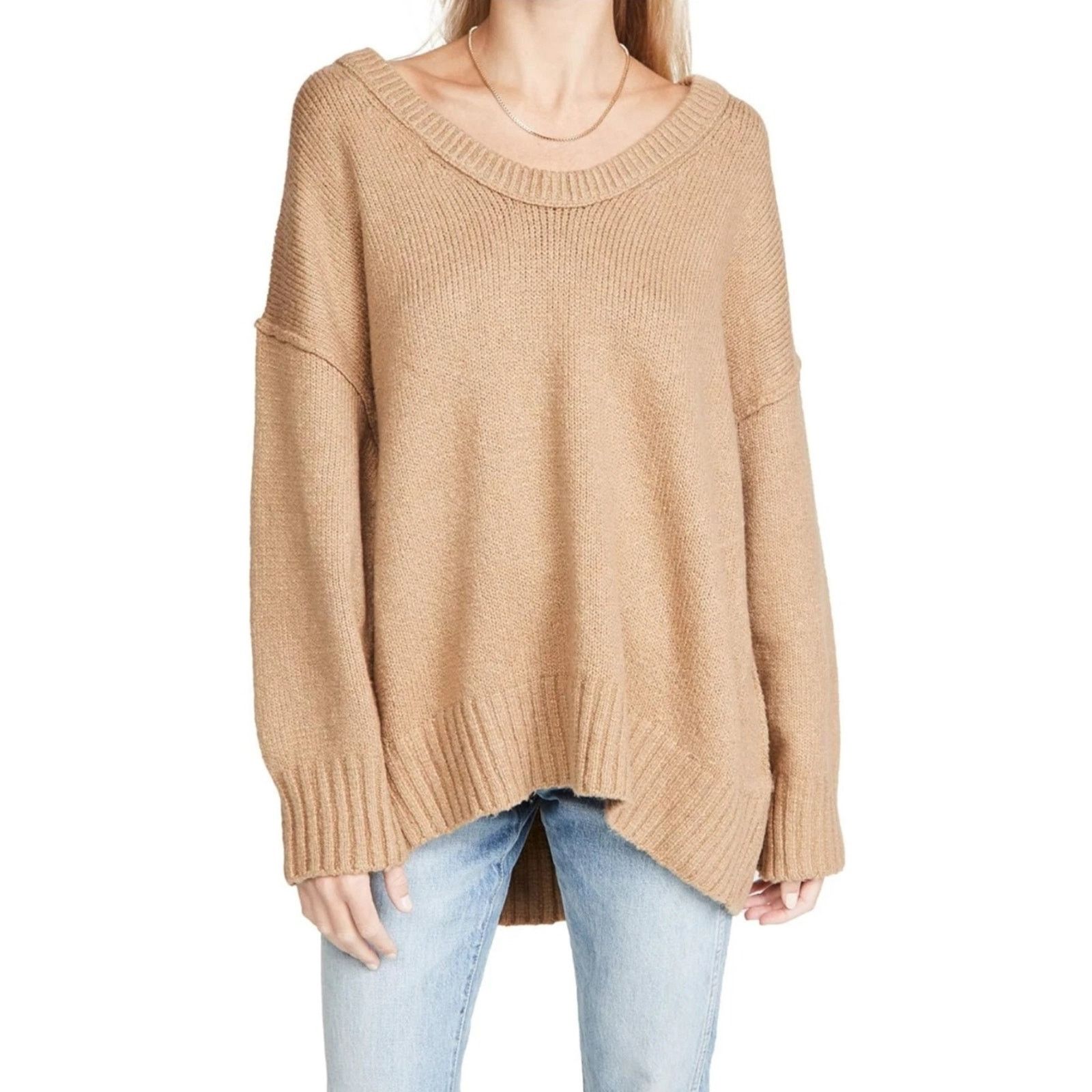 Free People Free People Desert Camel Long Sleeve Brookside XS New Size XS / US 0-2 / IT 36-38 - 4 Thumbnail