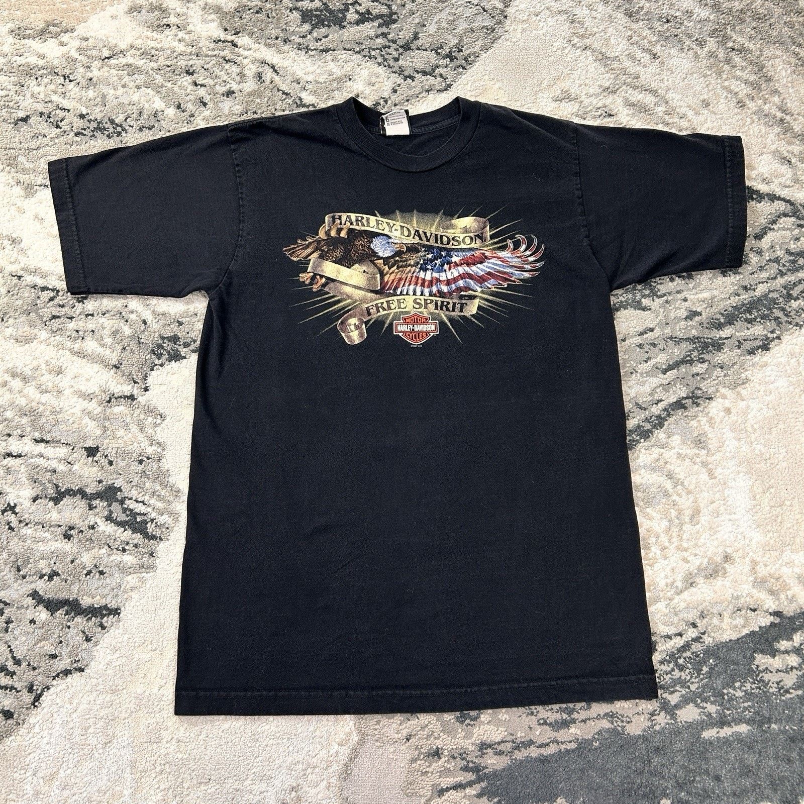 & Other Stories Vintage 2007 Harley-Davidson Las Vegas Free Spirit Eagle L Size US L / EU 52-54 / 3 - 1 Thumbnail