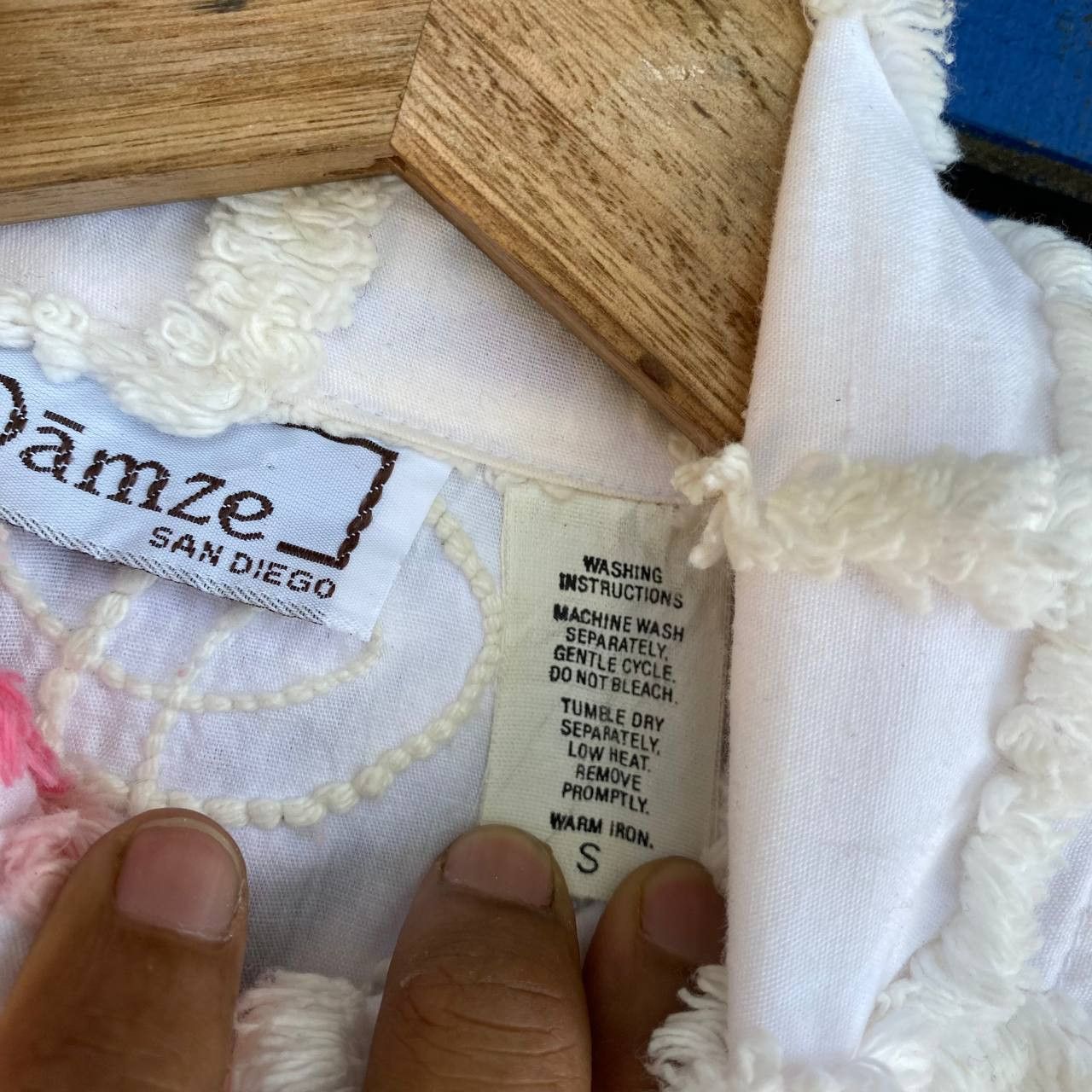 Vintage Vintage Damze San Diego Early Canyon Chenille Zipper Jacket Size US M / EU 48-50 / 2 - 2 Thumbnail