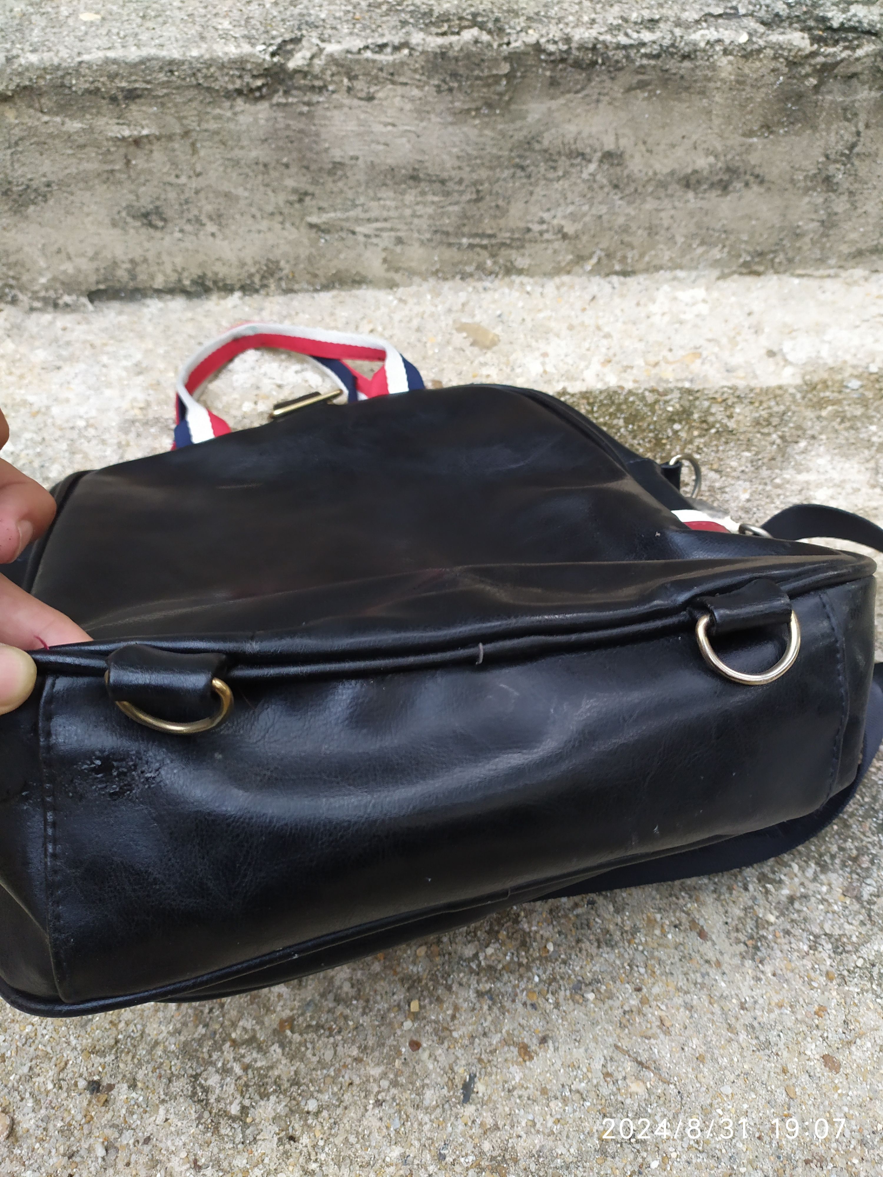If Six Was Nine × Le Grande Bleu (L.G.B.) VINTAGE CUSTOM GREAT BRITAIN PUNK ROCK BAND BAG Size ONE SIZE - 6 Thumbnail