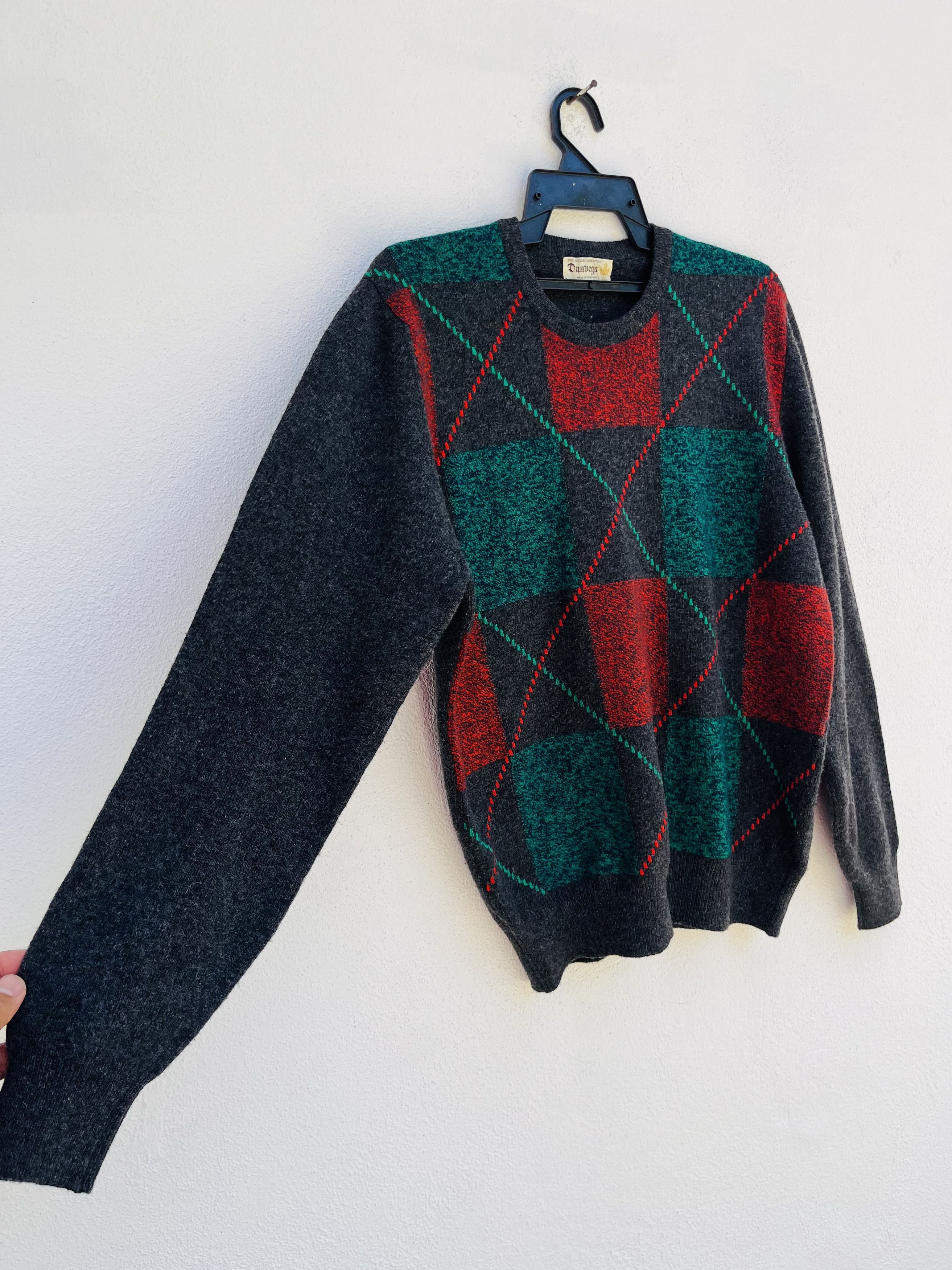 Japanese Brand Vintage Dunvega Geelong Lambswool Fashion Style Size US L / EU 52-54 / 3 - 4 Thumbnail