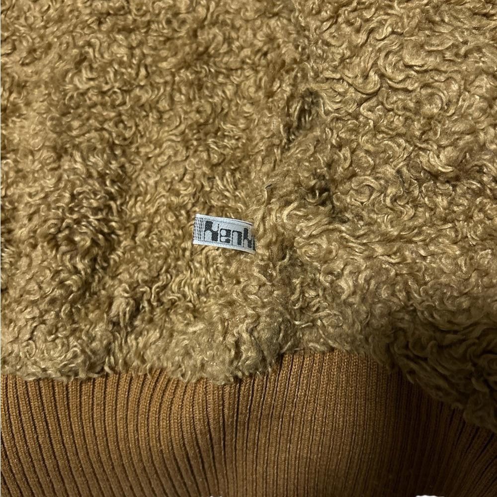 Designer Women's brown Hooded Jacket with Sherpa lining Size XS / US 0-2 / IT 36-38 - 5 Thumbnail