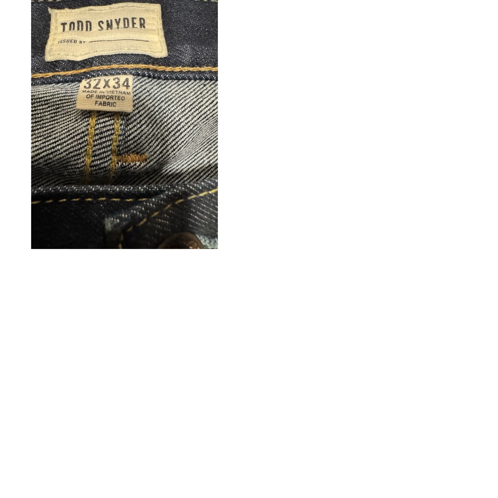 Todd Snyder Todd Snyder New York Jeans Men Slim Stretch 5-Pocket Dark Indigo 32x34 USA Size US 32 / EU 48 - 11 Thumbnail