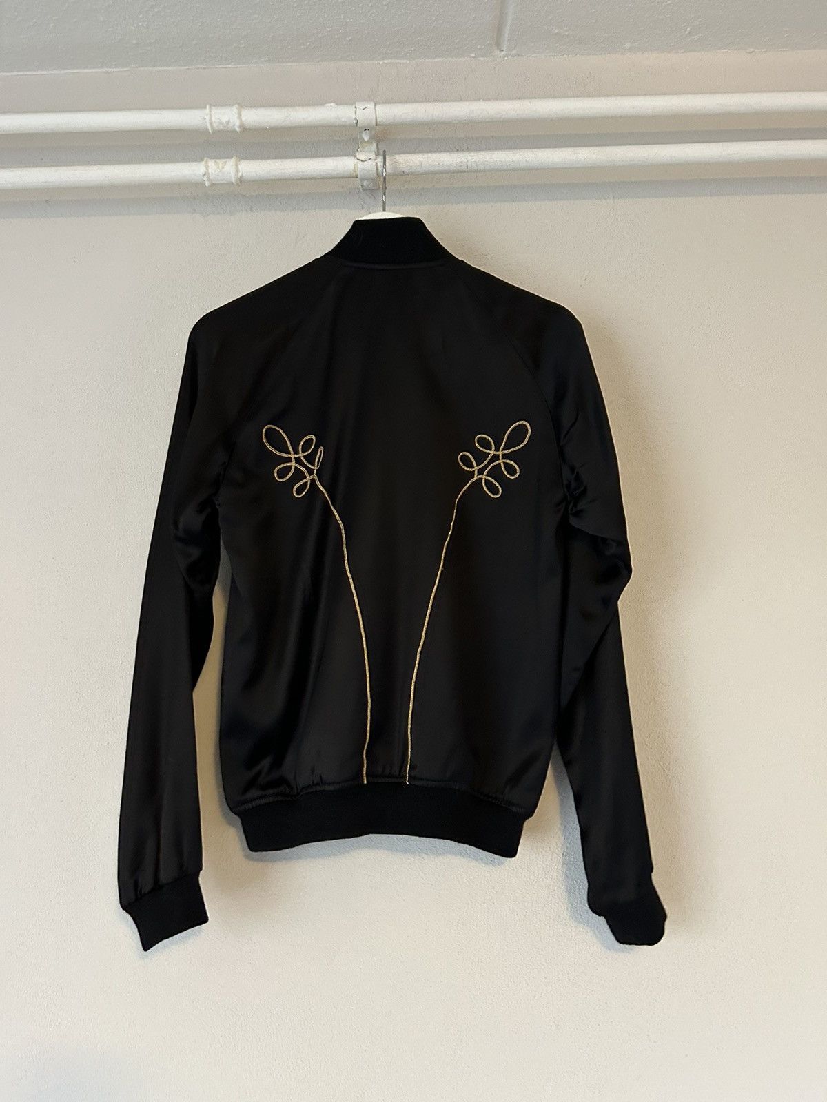 Saint Laurent Paris BNWT Gold Embroidered Psych Rock Bomber Size US S / EU 44-46 / 1 - 6 Thumbnail