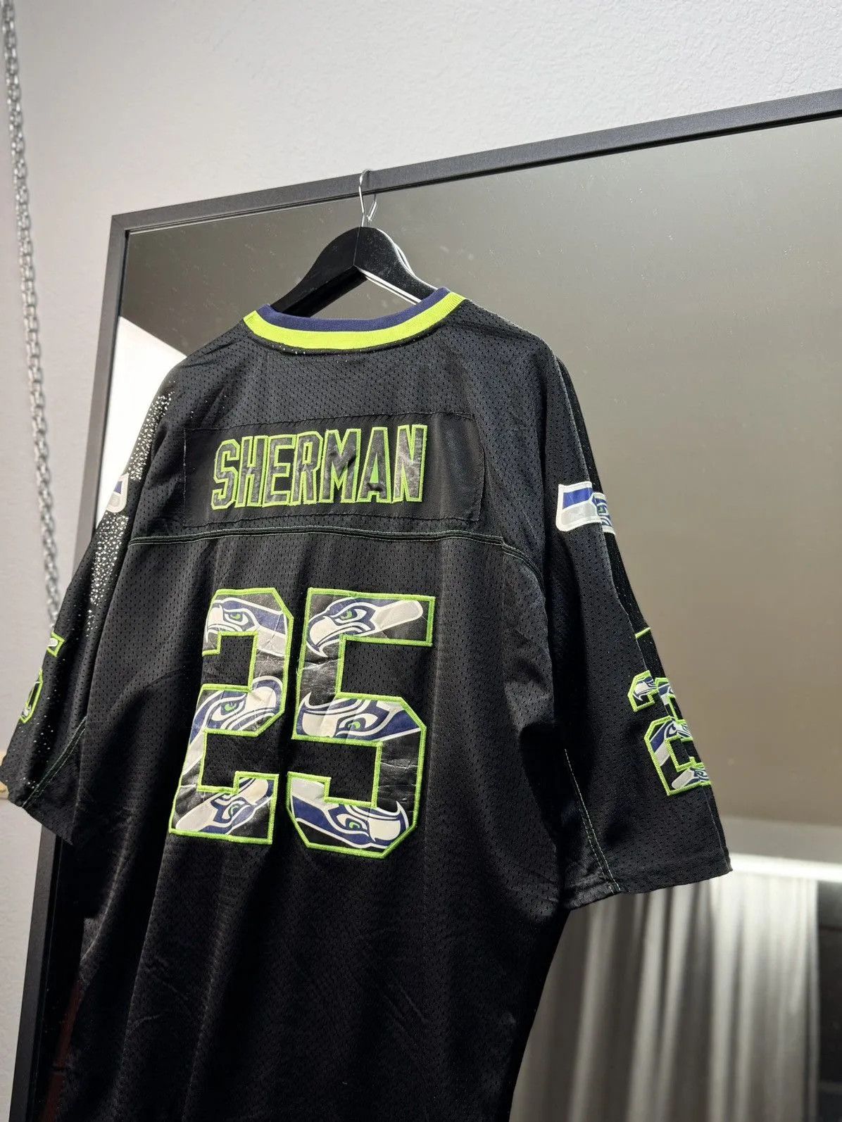 NFL × Nike Vintage Nike NFL Seahawks Richard Sherman #25 Size US XL / EU 56 / 4 - 10 Thumbnail