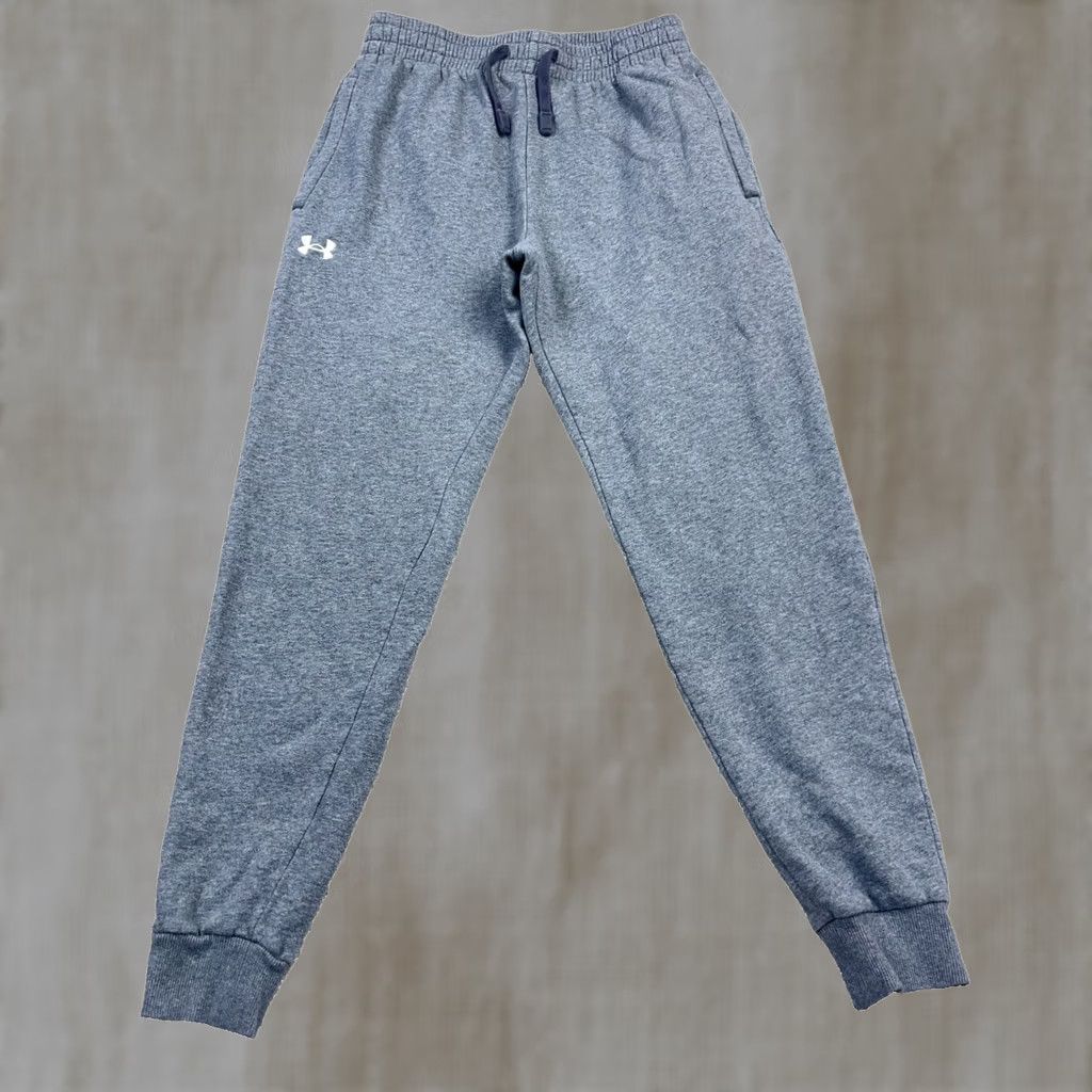 Under Armour Under Armour Sweatpants Men M Gray Joggers Tapered Leg Run Gym Heather Airways? Size US 31 - 1 Thumbnail