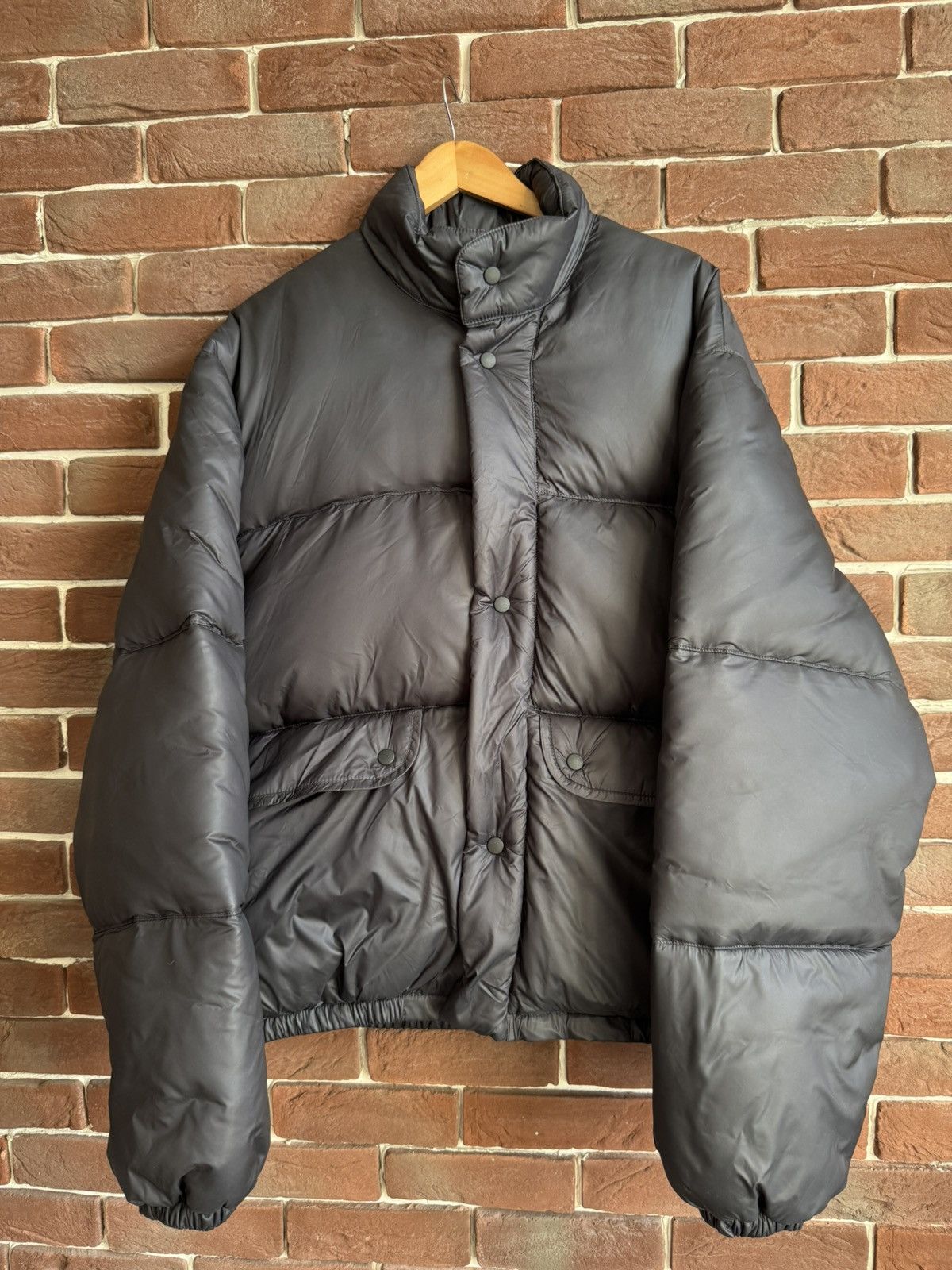 Our Legacy Our Legacy Lenox Nylon Puffer Oversize Jacket Smog Navy 50 Size US L / EU 52-54 / 3 - 1 Thumbnail