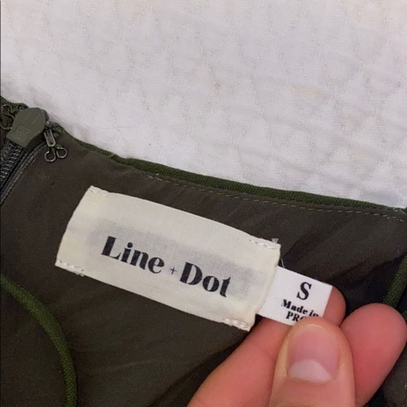 Linea Line and Dot Green Spaghetti Strap Jumpsuit | Sz S Size 27" / US 4 / IT 40 - 4 Thumbnail