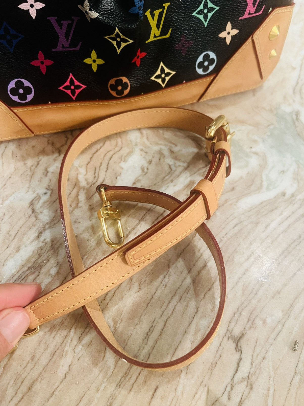 Louis Vuitton LOUIS VUITTON Monogram Multicolor Sharleen GM Tote Bag Noir Size ONE SIZE - 13 Thumbnail