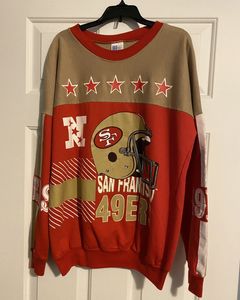 80s San Francisco 49ers Nutmeg Mills NFL Half Sleeve T Shirt 