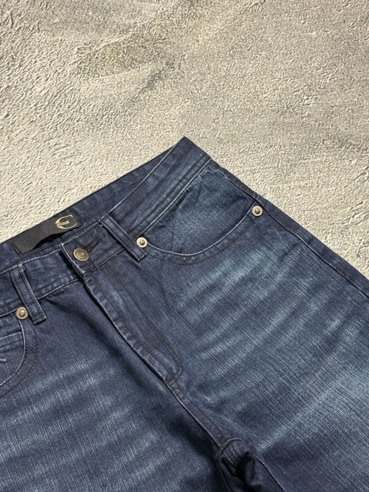 Just Cavalli Just Cavalli Jeans Embroidery dark navy blue Size US 31 - 7 Thumbnail